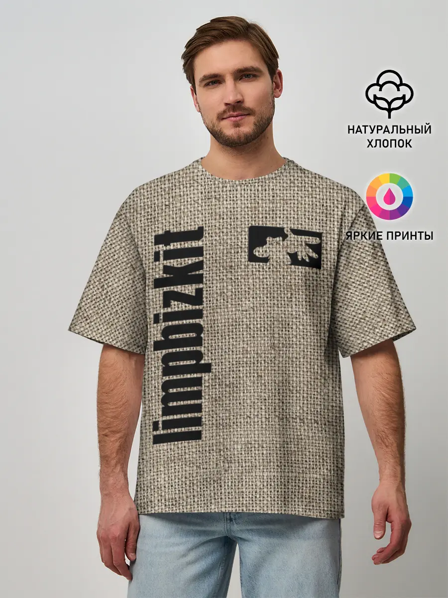 Мужская футболка оверсайз / LIMP BIZKIT