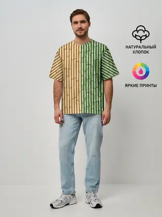 Мужская футболка оверсайз / Bamboo