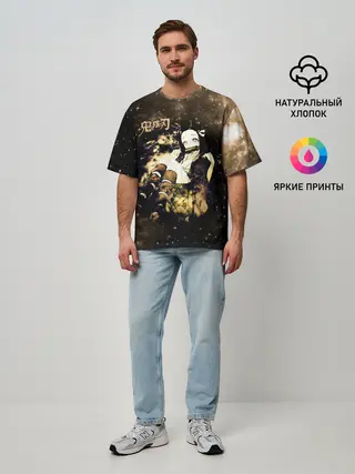 Мужская футболка оверсайз / Незуко Камадо Kimetsu no Yaiba