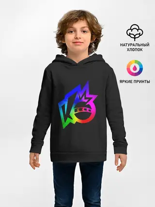 Детское худи / Knockout city. Rainbow logo