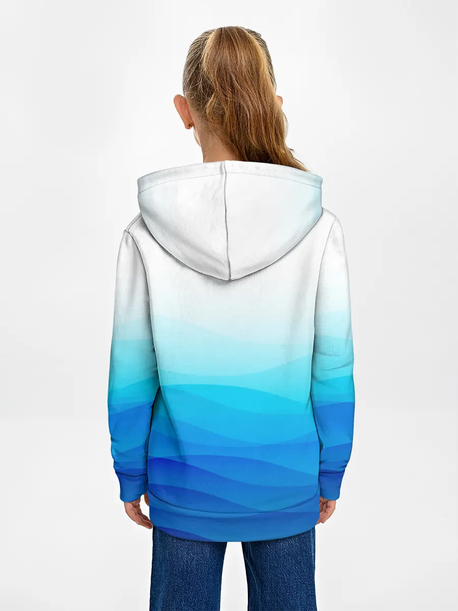 Детское худи / Котик русалочка | Русалка с сердечком