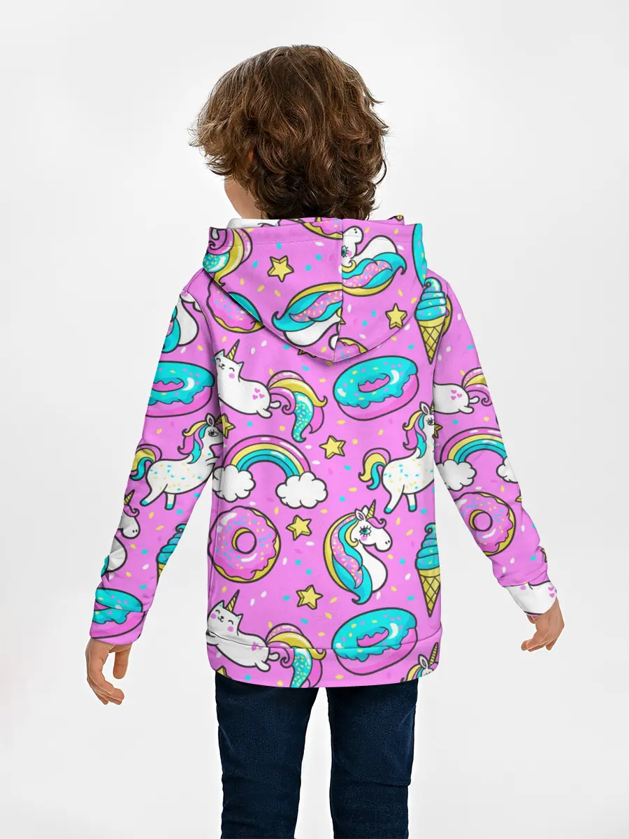 Детское худи / Котики и Единороги