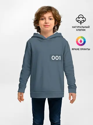 Детское худи / Игра в кальмара | Игрок 001