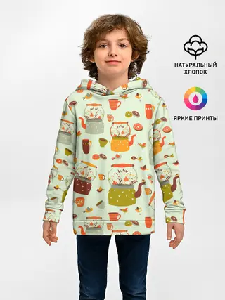 Детское худи / осенние чаепитие