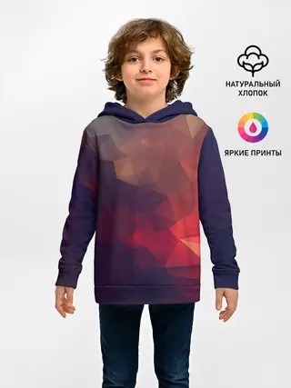 Детское худи / Лавовый вектор