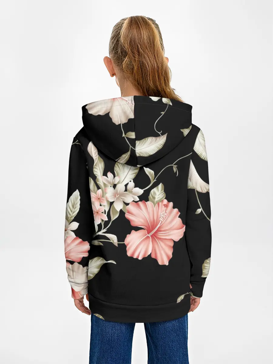 Детское худи / цветок абстракция