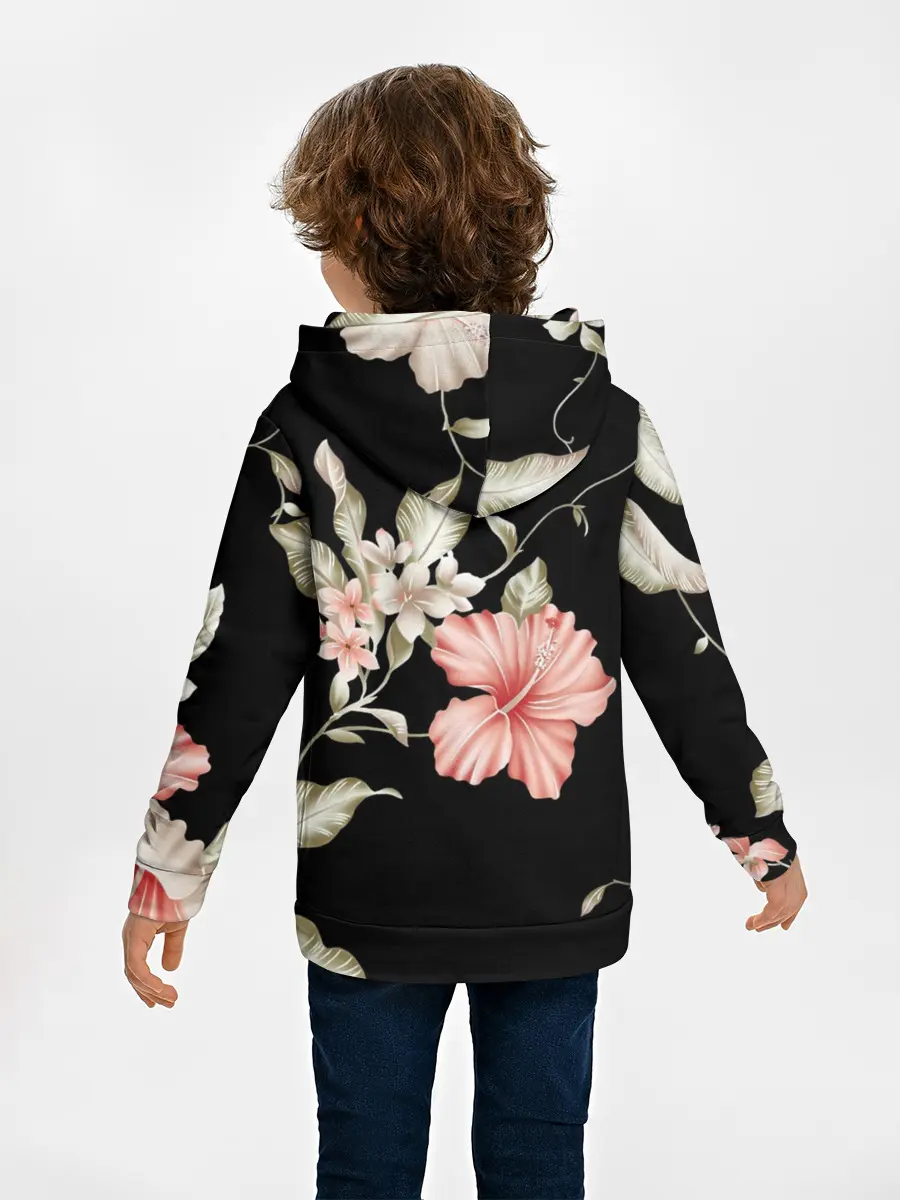 Детское худи / цветок абстракция