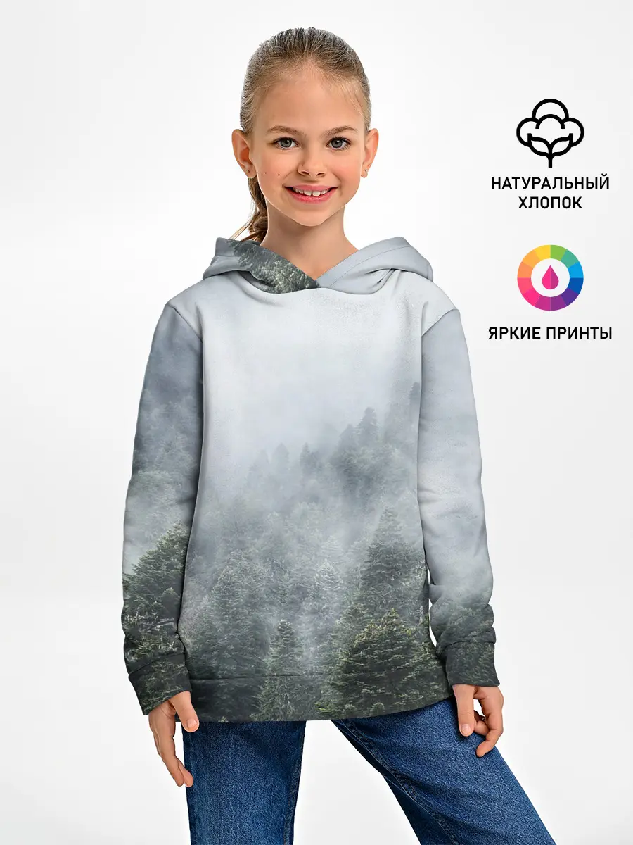 Детское худи / Туманный лес
