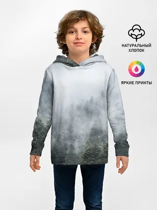 Детское худи / Туманный лес