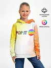 Детское худи / Поп Ит - Кружок - Разводы