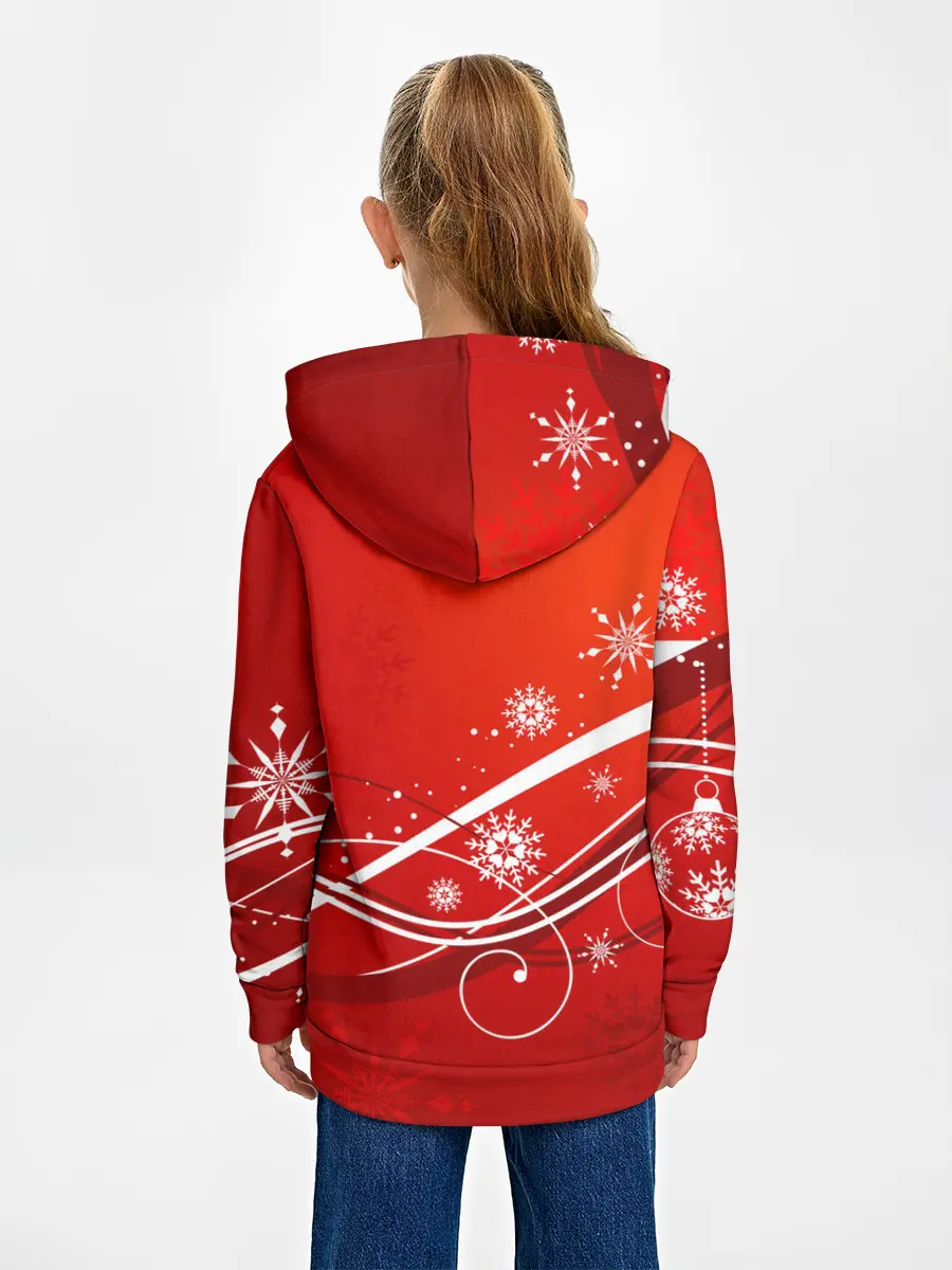 Детское худи / Отель хазбин Новогодний