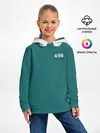 Детское худи / Как в игре в кальмара. Куртка бирюзовая