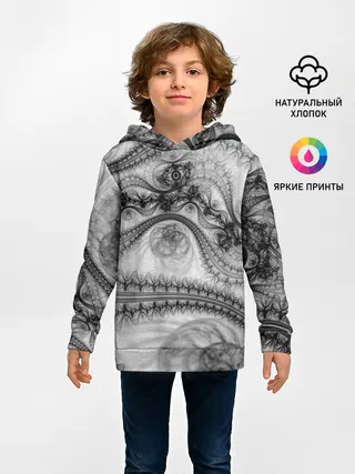 Детское худи / Spilled ink Texture