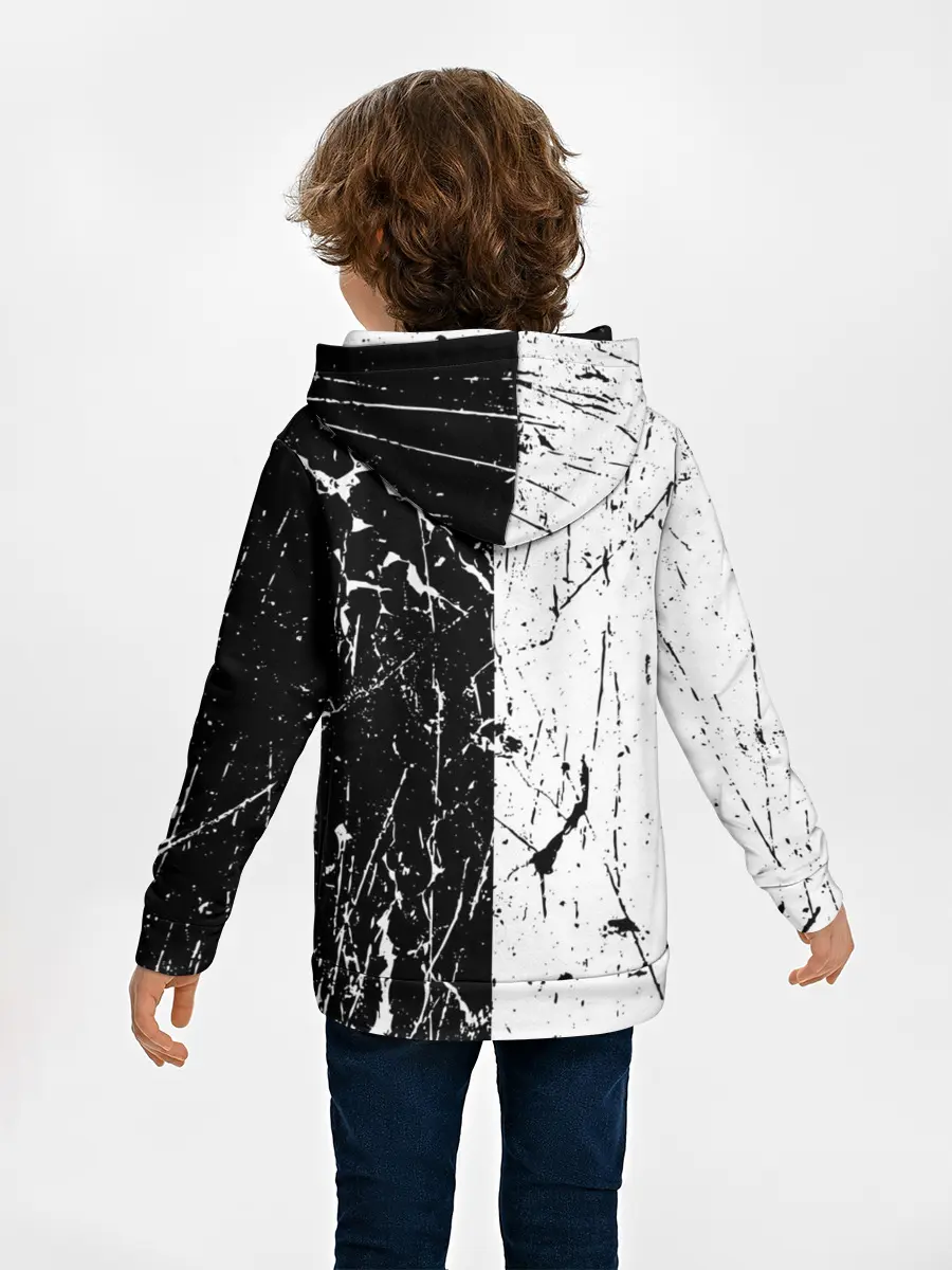 Детское худи / ЧБ ГРАНЖ | RED BUTTERFLY