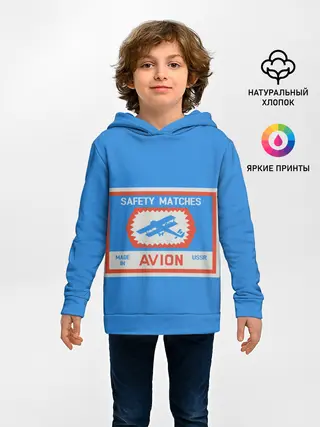 Детское худи / Спички blue