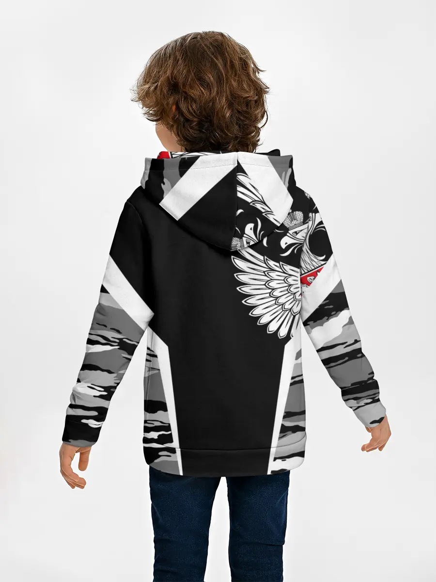 Детское худи / Камуфляж Россия