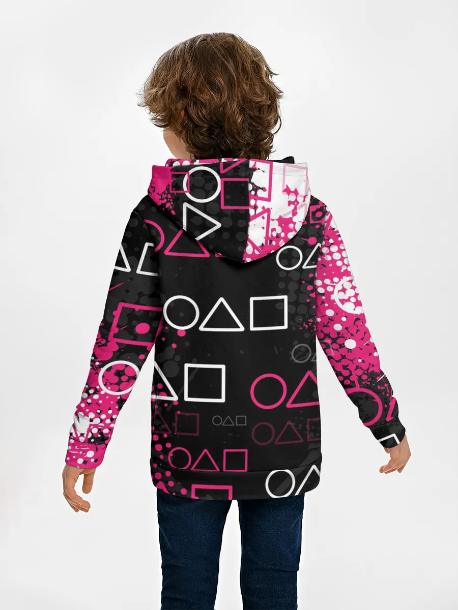 Детское худи / ИГРА В КАЛЬМАРА / ГРАНЖ ЛОГО