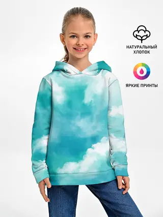Детское худи / Голубое Небо | Blue Sky
