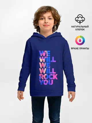 Детское худи / Queen. We Will Rock You