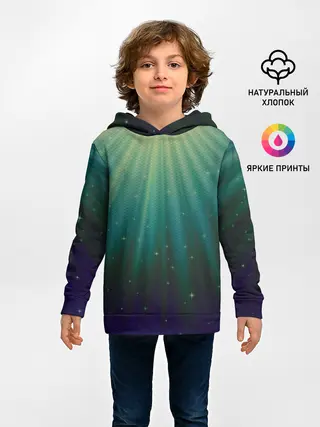 Детское худи / Сияние 3D