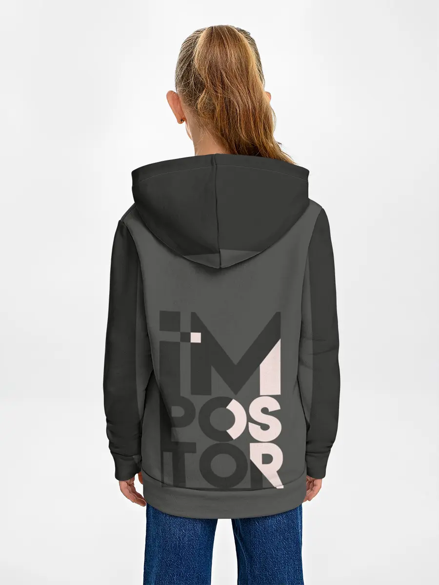 Детское худи / AMONG US | BLACK IMPOSTOR