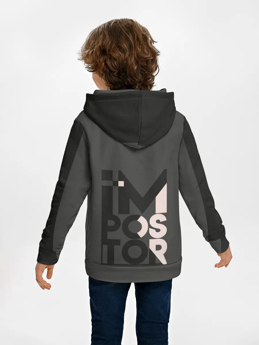Детское худи / AMONG US | BLACK IMPOSTOR