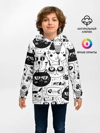 Детское худи / Кошки