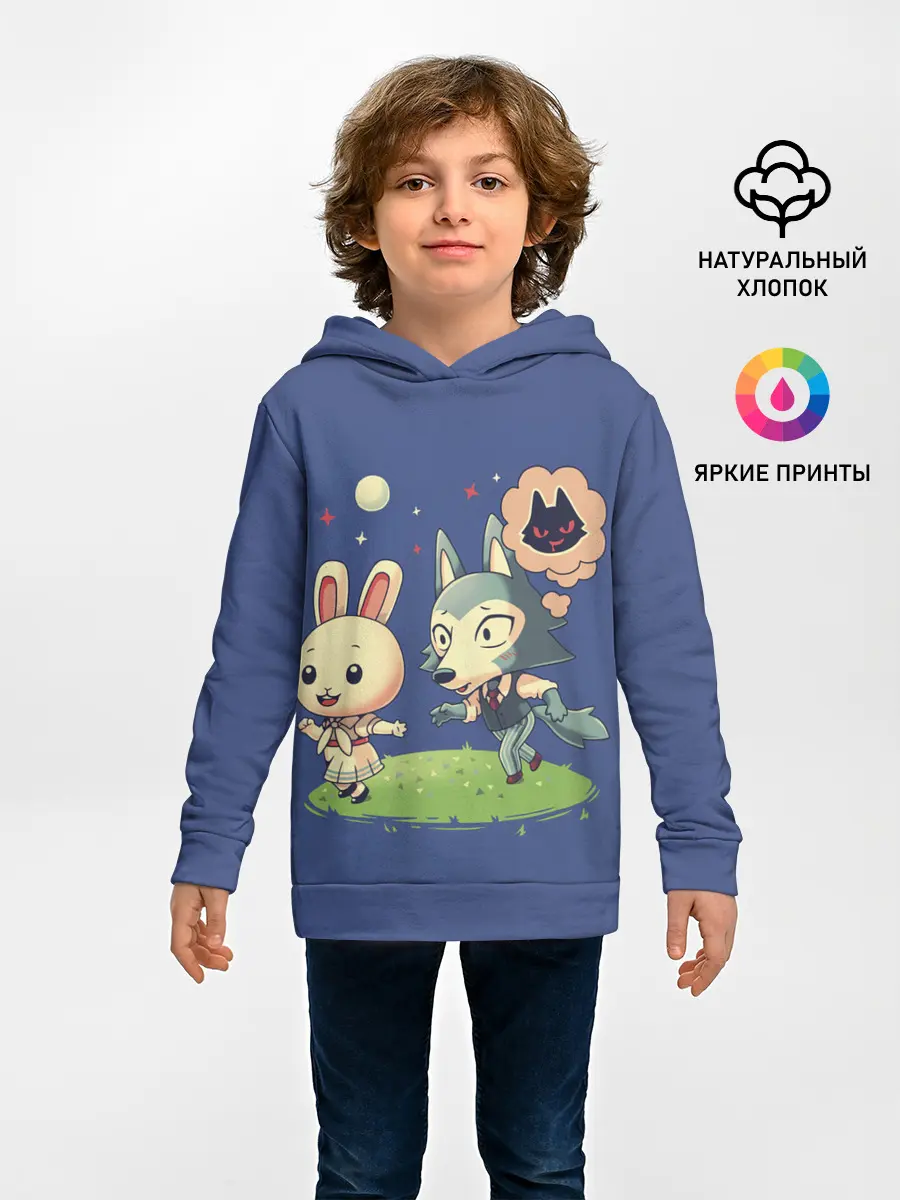 Детское худи / Зайка и волчек | Beastars