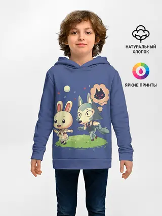 Детское худи / Зайка и волчек | Beastars