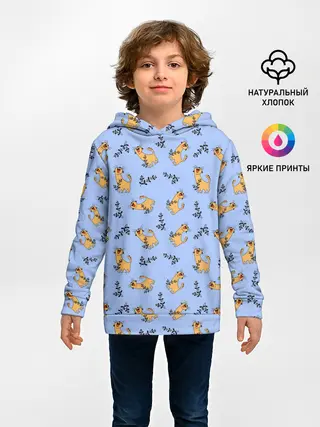 Детское худи / Радостный кот