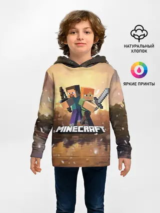 Детское худи / Minecraft / Майнкрафт