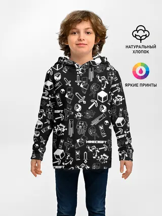 Детское худи / Minecraft pattern