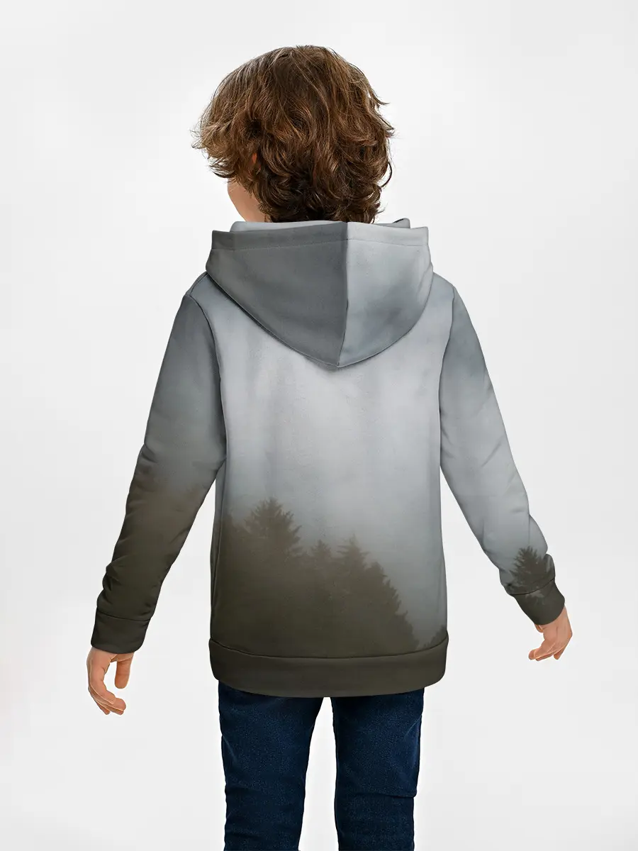 Детское худи / Орёл над лесом