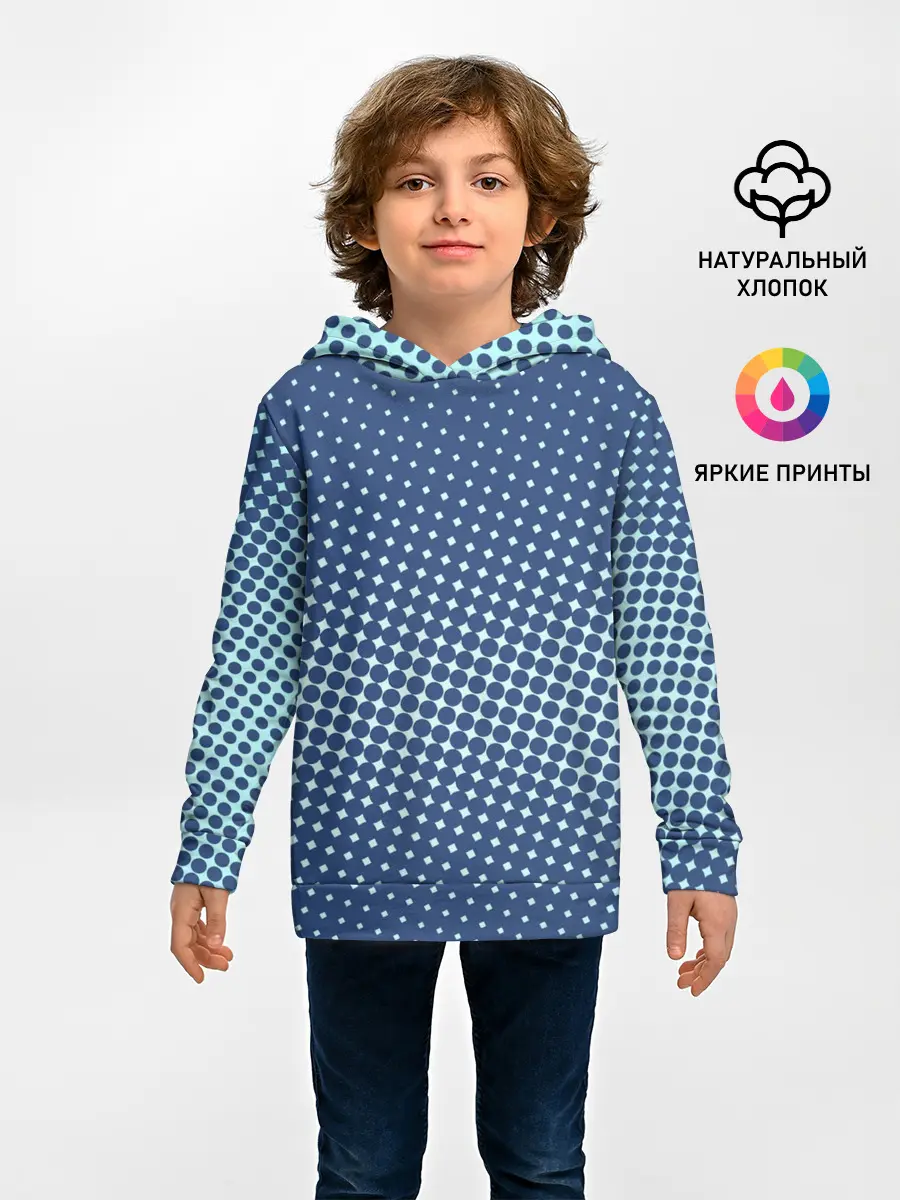 Детское худи / Хаотичный горошек
