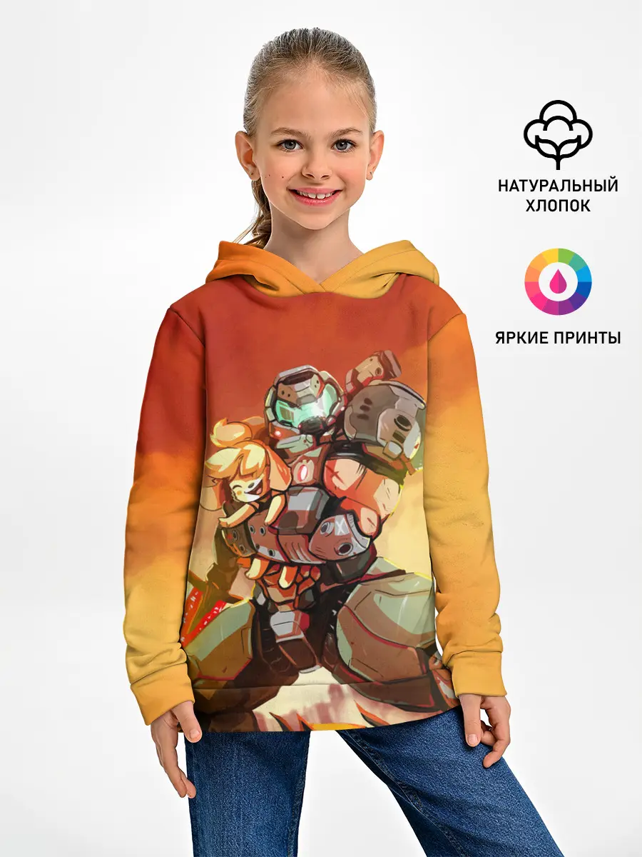 Детское худи / ANIMAL CROSSING x DOOM ETERNAL