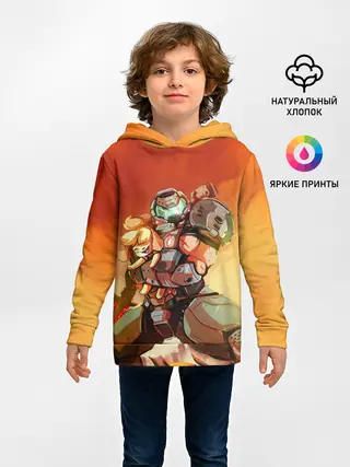 Детское худи / ANIMAL CROSSING x DOOM ETERNAL