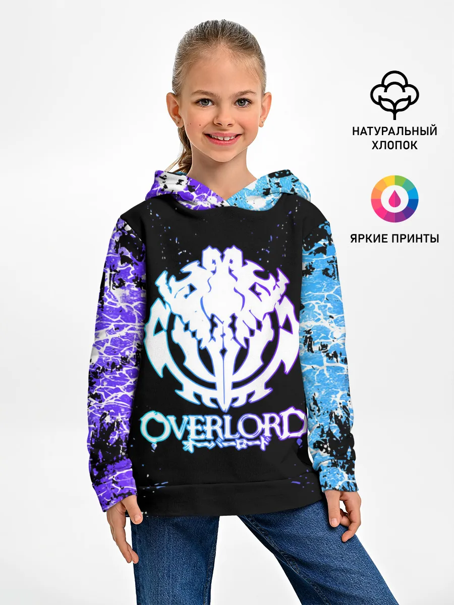 Детское худи / OVERLORD | оверлорд neon | НЕОН