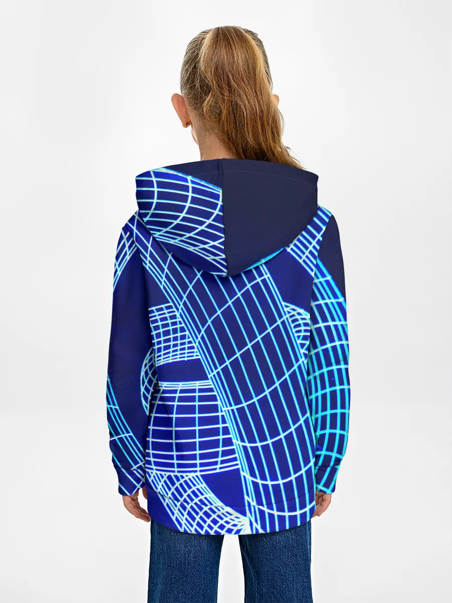 Детское худи / НЕОНОВАЯ СПИРАЛЬ