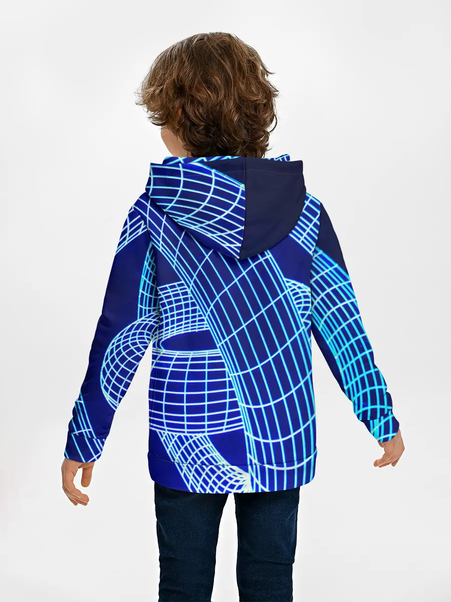 Детское худи / НЕОНОВАЯ СПИРАЛЬ