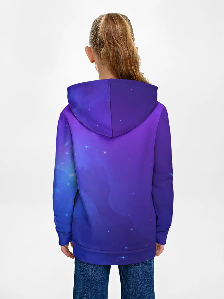 Детское худи / Retrowave Neon Horse