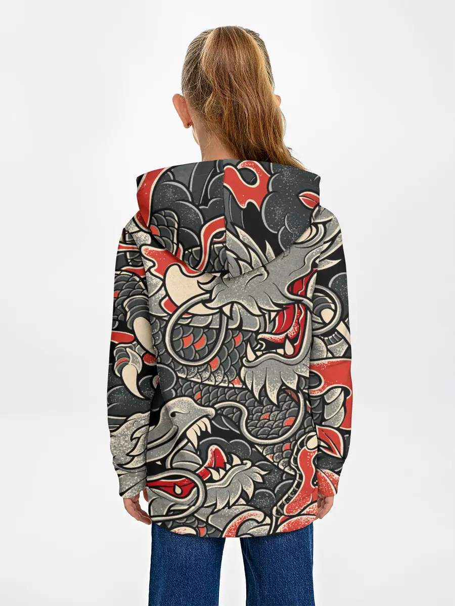 Детское худи / Dsquared tatoo DRAGON