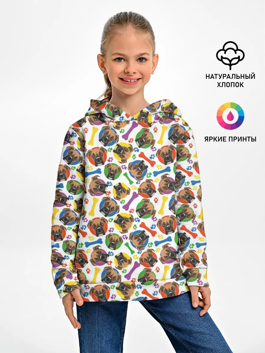 Детское худи / Немецкий Боксёр