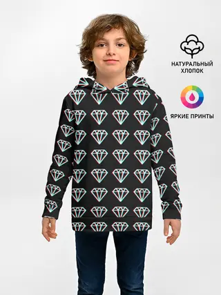 Детское худи / Diamonds Glitch