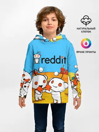 Детское худи / REDDIT / РЕДДИТ / UPVOTE ART