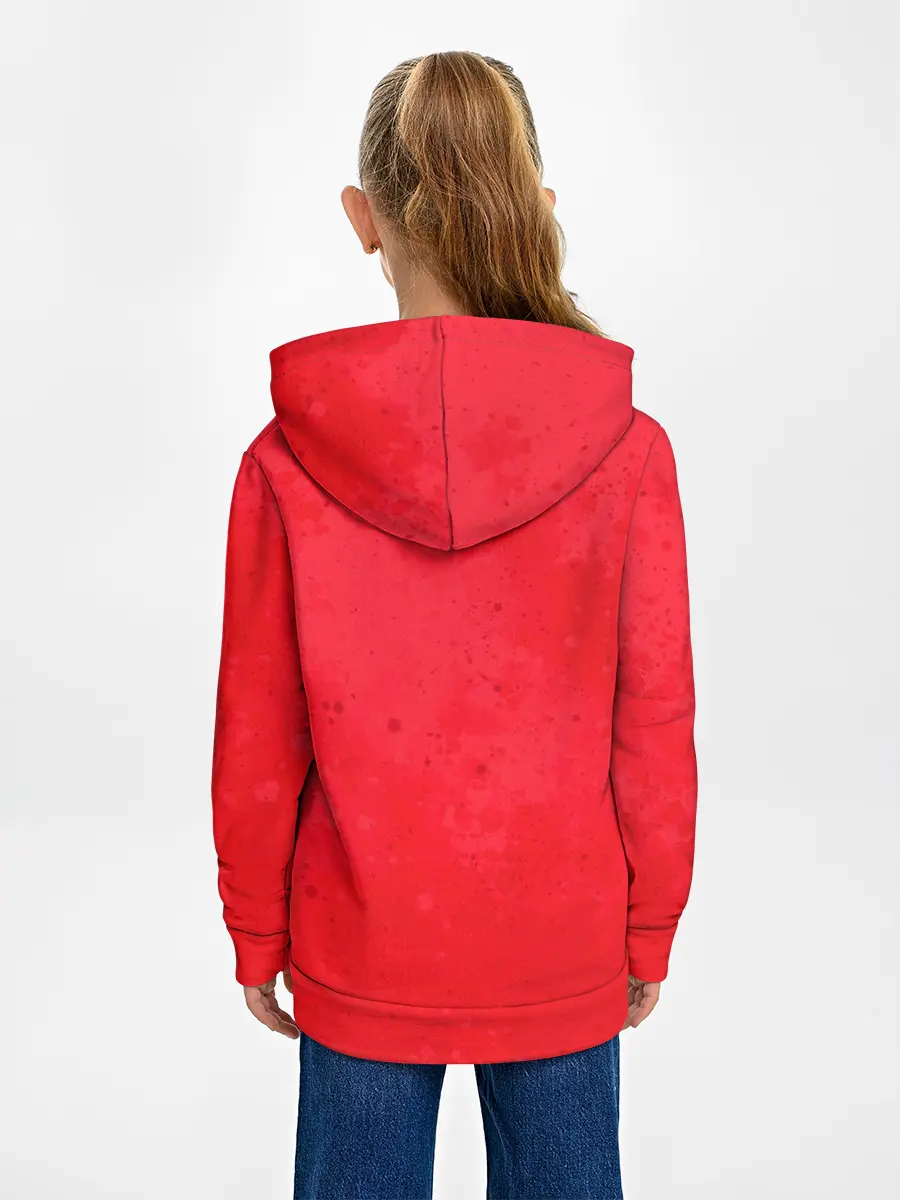 Детское худи / зеленый Кайман