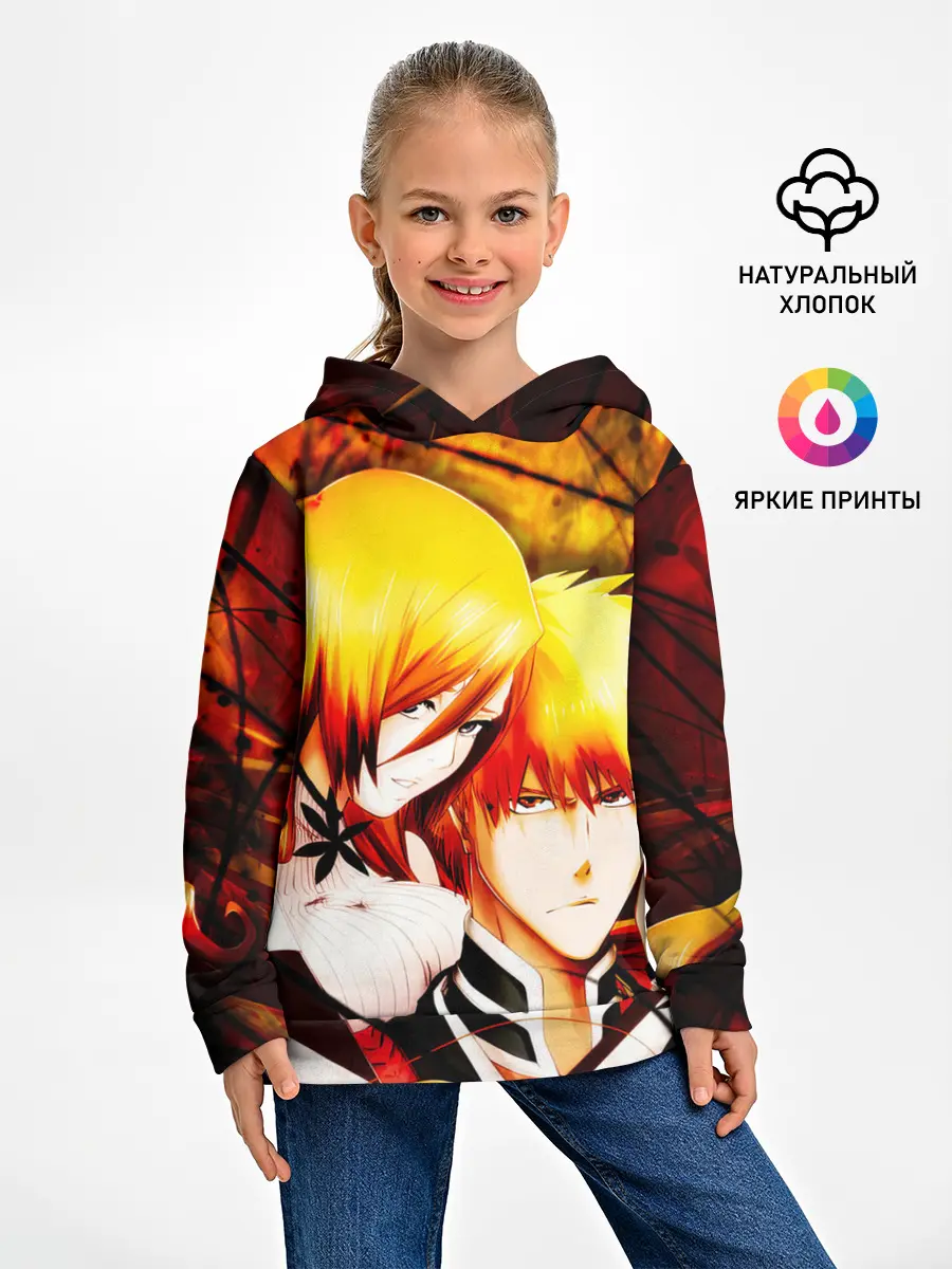 Детское худи / Ичиго Куросаки и Орихиме Иноуэ