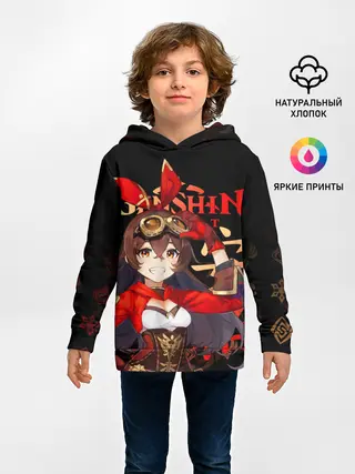 Детское худи / Эмбер / Genshin Impact