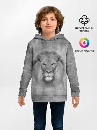 Детское худи / Лев