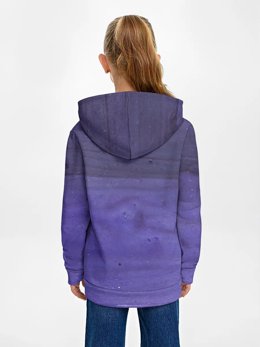 Детское худи / Фиолетовые краски