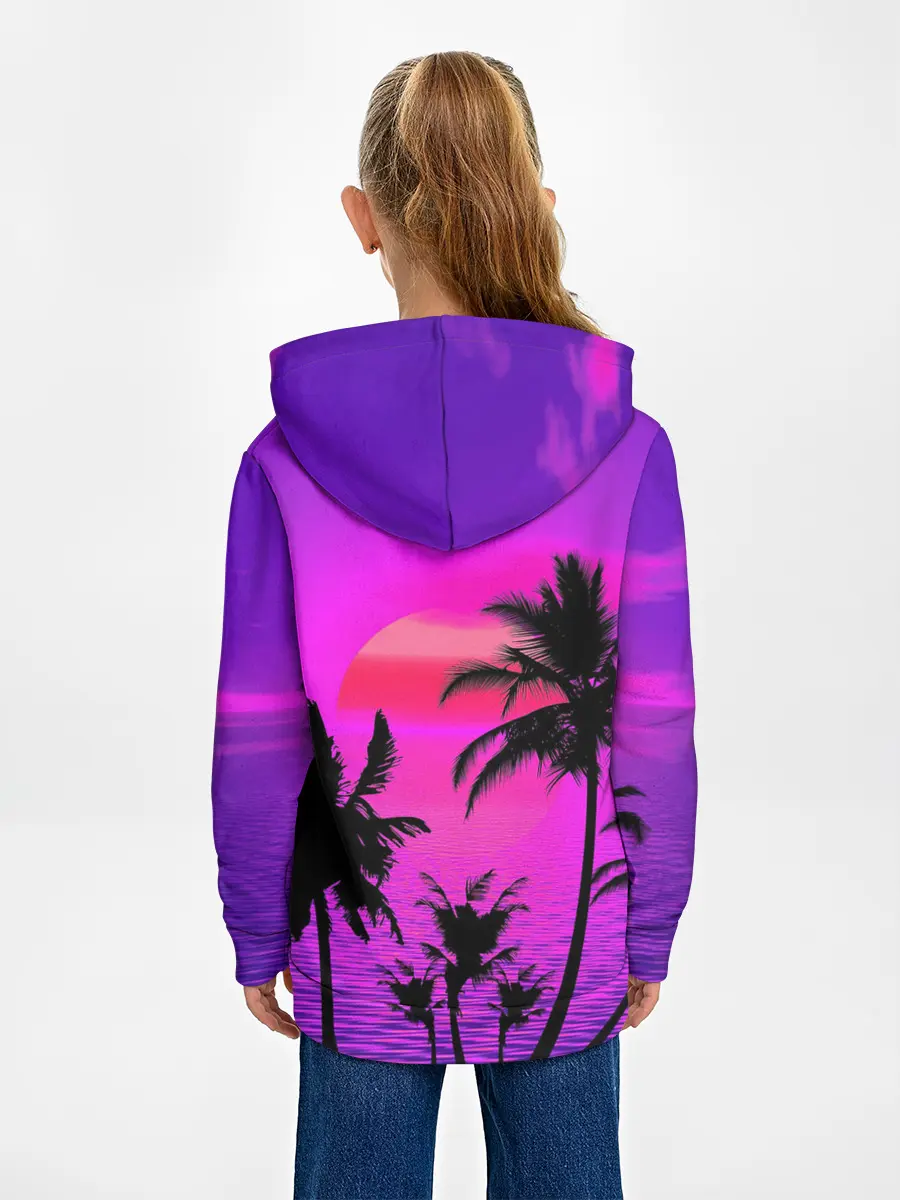 Детское худи / Неоновый Закат